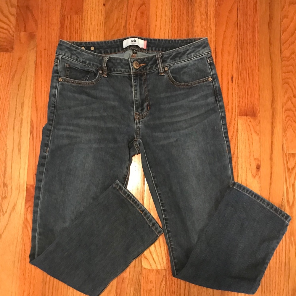CAbi Dark Wash New Crop Jeans Style #5086 Size 6 - Picture 2 of 7